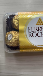 Date 05/26  Socola Ferrero Rocher 16 Viên Đức -hộp 200g
