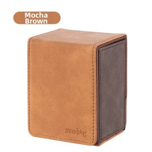 sanseking | Single-Compartment Vertical PU Card Box 80+ Slots