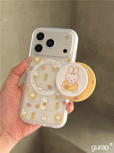 Fall Season Goose Yellow Sunflower Magnetic Attraction Stand Compatible with Apple 17Promax iPhone 16 Womens New Model 15 Matte Skin Feel 17Pro Anti-Fall 16Pro Protective Case 14 Internet Celebrity