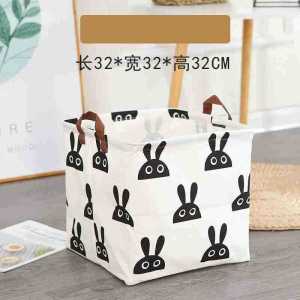 Cute Polka Dot Foldable Laundry Basket Childrens Room Storage Basket Nordic Style Fabric Basket for Travel And Home Use