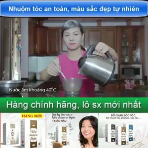 Bột Lá Nhuộm Tóc Ogatic New 100g Thuốc Nhuộm Tóc Thảo Dược Không Phai Màu Không Ngứa