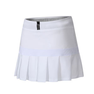 Summer Exercise Skort Casual Womens Quick-Drying Fashion Tape Golf Thin Skirt Badminton Tennis Pleated Short Culottes