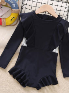 Long Sleeve Sun-Protective Swimwear One-Piece Quick-Dry