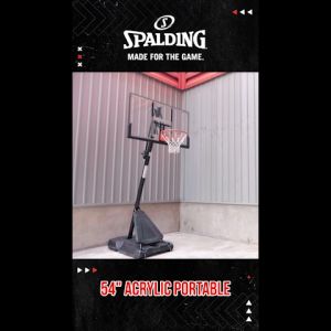 บาสเหล่า Spalding GOLD TF PORTABLE - หน้าแป้นอะคริลิค 54 นิ้ว