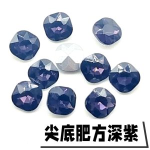 เพชรสีขาวสังเคราะห์ 12 มม. ทรงเหลี่ยม 3 มิติ สำหรับเล็บ ลูกปัดสีมัคคาโซ่ ลูกปัดสีมัคคาโซ่ อุปกรณ์ตกแต่งเล็บ สไตล์ญี่ปุ่น