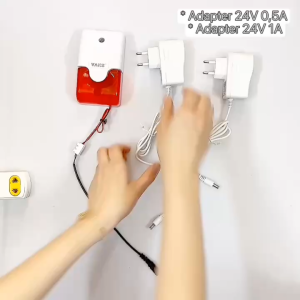Adapter dòng 24A 0.5A 24V 1A đuôi 5.5x2.1 loại tốt sử dùng cho camera loa máy tạo độ ẩm đèn trống cây...vv