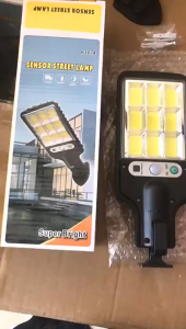 2025 Upgrade Solar Lights Outdoor with Motion Sensor Super Bright 120LED Waterproof Wireless Outdoor/Home Lighting for Garden Yard Pathway IP65 Solar Powered Wall Light