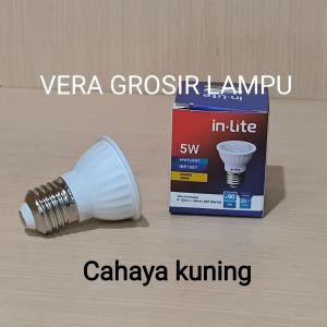 inLite INFX050PR lampu LED TRACK LIGHT 5W PAR16 E27 cahaya kuning 3000K