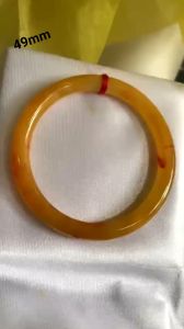 🍁🎋🍁Vòng tay nữ đá Cẩm thạch Vàng tươi 49mm x cọng 6mm hợp Nữ mệnh Kim mệnh Thổ mệnh Thuỷ 40kg - 49kg món quà ý nghĩa dành cho các chị em nữ đeo tươi đẹp xinh màu vàng tươi may mắn cả năm giá cực sốc chỉ có 450k ạ