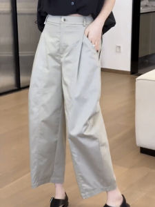 Moxueer | Large Size Slimming Straight Loose Pants Thin Material
