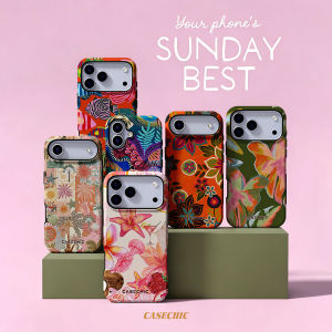 Potdemiel | Tropical Collage Art For Samsung Galaxy S26 S25 S24 A56 A36 Phone Case Double-Layer Protection Cover for Women Girl CaseChic