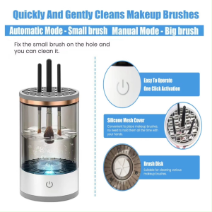 อุปกรณ์ทำความสะอาดแปรงแต่งหน้า แปรงทำความสะอาดไฟฟ้า เครื่องขัดอัตโนมัติ