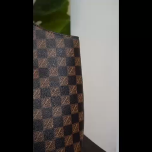 SKM Womens Fashion Printed Checkered Leather Large Capacity Tote Beg Wanita CS363