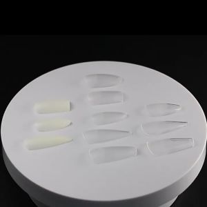 JIELIYA Full Buffed/Pre Buffed Softgel Nail Tips High Quality Nail Extension Soft gel Break Resistant Full number 500pcs