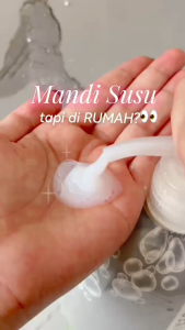 Vienna Shower Cream Brightening Goats & Cows Milk - Sabun Mandi Susu 1000ml | 1Liter