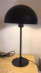 Mushroom Table Lamp Nordic Modern LED E14 Bulb Wrought Iron Livingroom Bedroom Reading Desk Light