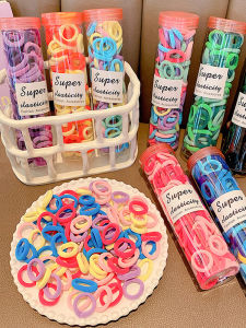 Colorful Candy Childrens Hair Ties Towel Small Circle Girls Baby Hair Bands Hair Bands Elastic Hair Ties for Kids