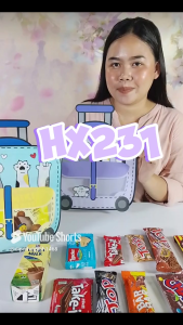 HX231 [10 pcs] Tas Plastik Model Koper Snack Hadiah Ziplock Birthday Packaging Goodie Bag