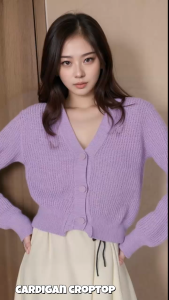 cardigan rajut wanita crop top RH cardigan korean style rajut crop top baju rajut wanita dewasa crop kancing