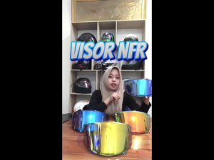 ( FREE STIKER ) PAKET GANTENG ORIGINAL OSBE KACA HELM VISOR KYT NFR / NX-RACE / NZ-RACE IRIDIUM