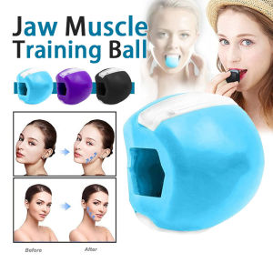 Jawline Face Muscle Fitness Ball Face Muscle Training Exercise Double Chin Face Exerciser Training Slimming Kurus Muka