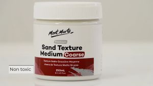 Dung Môi Đắp Nổi Tranh 3D Dạng Hạt Cát Sand Texture Medium Coarse Mont Marte 250ml