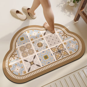 Water Absorbent Quick-Dry Slip-Resistant Easy-Clean Bathroom Mat