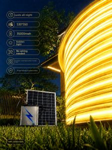 jiuxin lighting | Solar Outdoor Waterproof Seven Colors Ultra-bright LED Strip Light