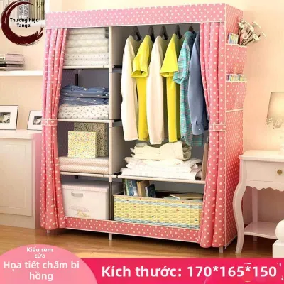 ZHENG FU | Tủ Quần Áo Nhỏ Gấp Được & Dễ Lắp Ráp