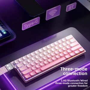 AULA | Bàn phím cơ Magnetic AULA MINI60 3 Chế Độ Switch Hall Effect Rapid Trigger (RT) 0.01mm Chuyên Game FPS Valorant CSGO