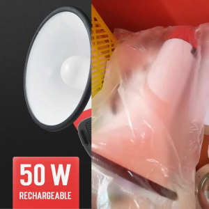 PUSAT JACAR 50Watt Megaphone Bluetooth toa kecil pengeras suara untuk jualan keliling Fungsi Rekaman