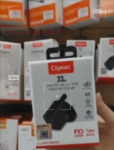 Cliptec M-Series MCU290AC 33W GaN PD+QC3.0 Dual Ports Fast Charger (USB-C + USB-A)