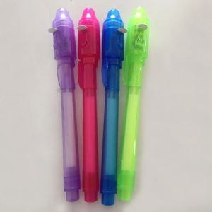 Luminous Light Invisible Pen Magic UV Light Pen Secret Learning Magic Pen Novelty Toy Office School Supplies for Kids Gifts