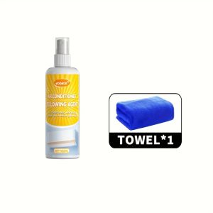Air Conditioner Yellowing Agent 100ml- Universal Plastic Restorer Spray for Whitening AC Units Appliances and Car Interiors