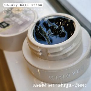 เจลลากเส้นสีดำ ลากเส้นนูน 3 มิติ+ขัดผง