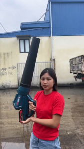 Máy Thổi Lá Pin - Thổi Bụi Pin Boshun BS-RB680 Kèm Pin 15 Cell Chân Pin Phổ Thông Bảo Hành 7 Tháng