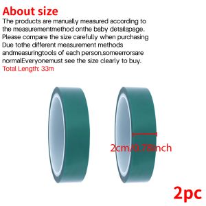 High Temperature Resistant Adhesive Tape Green Kapton Polyimide Tape for PCB Soldering 3D Printer Electronic Repair