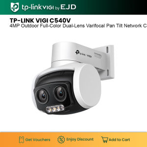 tp-link VIGI C540V 4MP Outdoor Full-Color Dual-Lens Varifocal Pan Tilt Network Camera | TP-Link VIGI by EJD