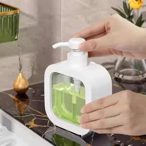 Lọ Dung Tích Lớn 300/500Ml Phòng Tắm Đựng Xà Phòng Dưỡng Dầu Gội Sữa Tắm Giá Đỡ Du Lịch Bảo Quản Bình