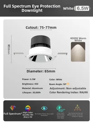 Philips | Full Spectrum Anti-glare Recessed Downlight LED