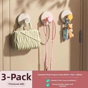 Hotata | Vacuum Suction No-Trace Heavy Duty Dopamine Design Overdoor Hook