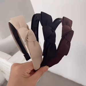 Headband Ribbon Hair Band 韩版蝴蝶结发箍 Bando Fesyen Reben Korea Headband Riben Gaya Elegan Aksesori Rambut Wanita Bow Women Fashion Hair Accessories