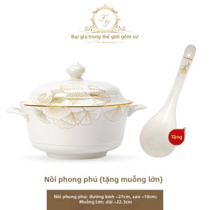 TAOYI | Bộ Dụng Cụ Bàn Ăn Sứ Jingdezhen Elegance