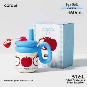 CAROTE | High Capacity Insulated Stainless Steel Straw Cup