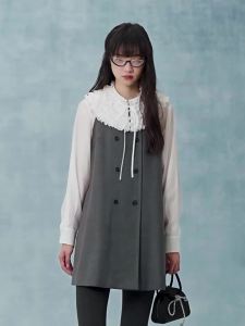 AIVEI | Youthful Stylish Intellectual Winter Vest Dress