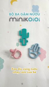 MinikOiOi Gặm nướu xương rồng bằng silicone cao cấp giúp giảm đau và ngứa nướu cho bé