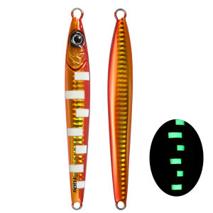 JIGGING PRO Coso Jig SL 100g 120g 150g Vertical Metal Jig Fast Sinking Glow Jigging Lure Saltwater Artificial Lures