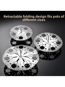 FENGHONGTAO | Foldable Stainless Steel Steamer Basket Multifunctional Kitchen Tool