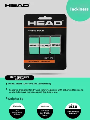HEAD | Sweat-Absorbing Anti-Slip Grip Tape 3 Packs
