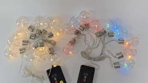 10 Transparent Light Bulb Solar Light String Multiple Lighting Modes Outdoor Courtyard Garden Wedding Party Festival Decor